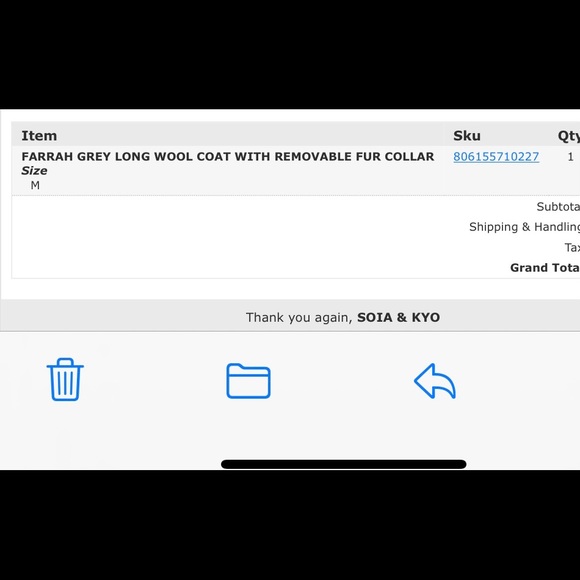 NEW Soia & Kyo Wool Fox Fur Coat - Picture 9 of 9